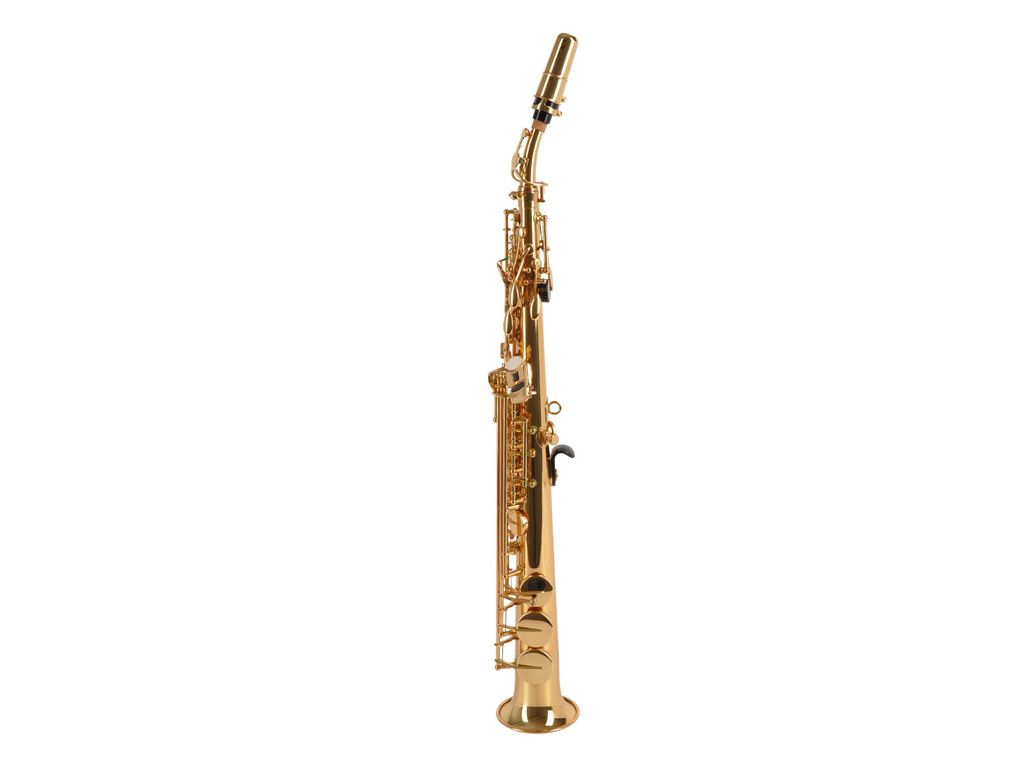 Saxophone soprano droit 2 bocaux